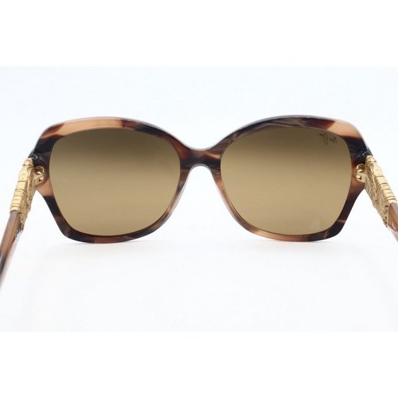 Maui Jim SWAYING PALMS MJ 530-93 Havana Sunglasses Brown Polarized Lenses (A) main image 4